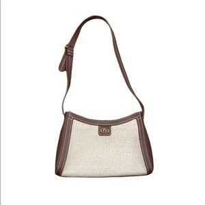 Etienne Aigner‎ Women’s Elegant Brown and Cream Mini Bag Purse